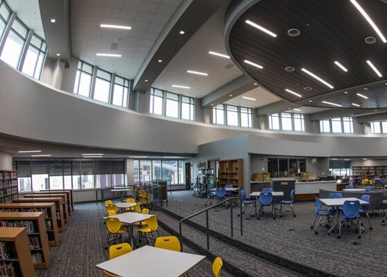 Interiro view of the State of the Art Technology Center at Hammond High School